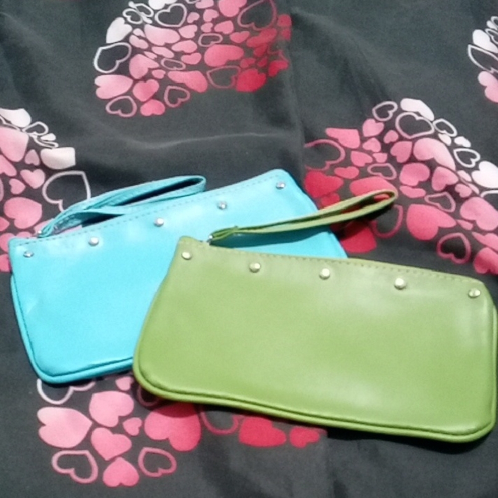 Stylish Blue and Green Women's Clutch